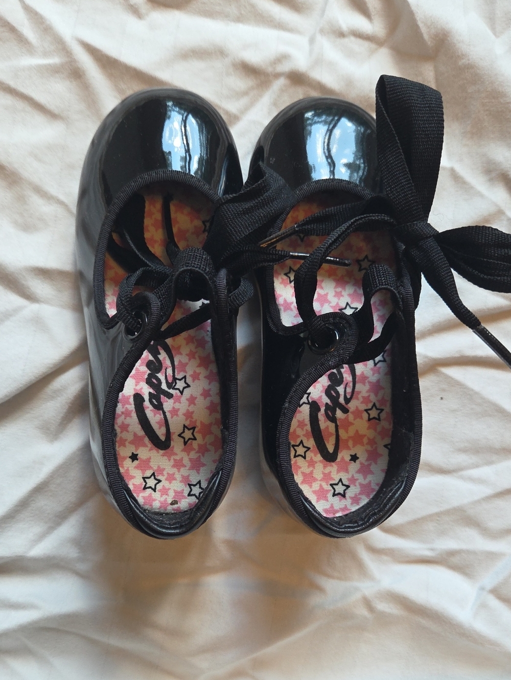 Capezio Black Patent Tap Shoes